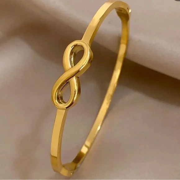 Infinity Bangle Bracelet - Picture 2 of 3